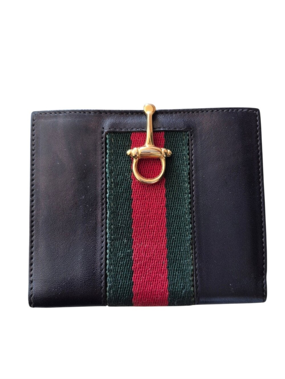 Vintage Gucci 1970's Sherry Line Horsebit Wallet